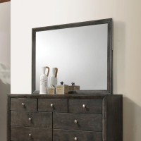Coaster Furniture 215844 Serenity Rectangular Dresser Mirror Mod Grey